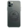 thumbnail image 1 of DistinctInk Clear Hybrid Case for Apple iPhone 13 Pro Max (6.7" Screen) - Wreath Hearts - Wireless Charging Compatible, 1 of 2