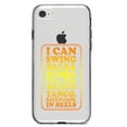 thumbnail image 1 of DistinctInk Clear Shockproof Hybrid Case for iPhone 7 8 SE (2020 Model) 4.7" Screen TPU Bumper Acrylic Back Tempered Glass Screen Protector - Swing Salsa Rumba Cha Cha Waltz in Heels, 1 of 5