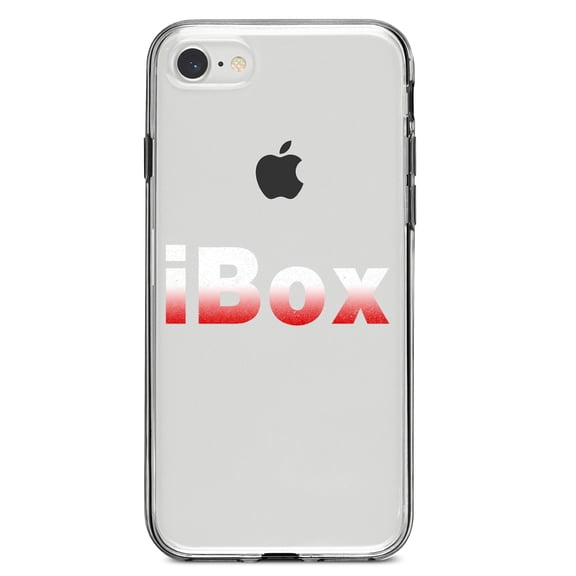 DistinctInk Clear Shockproof Hybrid Case for iPhone 7 8 SE (2020 Model) 4.7" Screen TPU Bumper Acrylic Back Tempered Glass Screen Protector - iBox Boxing