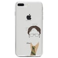 thumbnail image 1 of DistinctInk Clear Shockproof Hybrid Case for iPhone 7 PLUS / 8 PLUS (5.5" Screen) - TPU Bumper, Acrylic Back, Tempered Glass Screen Protector - BEARS BEETS BATTLESTAR GALACTICA, 1 of 9