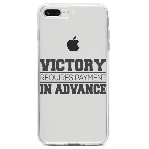 DistinctInk Clear Shockproof Hybrid Case for iPhone 7 PLUS / 8 PLUS (5.5" Screen) TPU Bumper Acrylic Back Tempered Glass Screen Protector - Victor Requires Payment in Advance