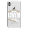 thumbnail image 1 of DistinctInk Clear Shockproof Hybrid Case for iPhone XS Max (6.5" Screen) - TPU Bumper Acrylic Back Tempered Glass Screen Protector - Genuine Trusted Lawyer One of a Kind, 1 of 5