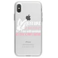 thumbnail image 1 of DistinctInk Clear Shockproof Hybrid Case for iPhone XS Max (6.5" Screen) - TPU Bumper Acrylic Back Tempered Glass Screen Protector - Like a Butterfly, Awaken in My Own Time, 1 of 5