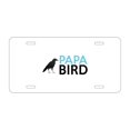 thumbnail image 1 of DistinctInk Custom Aluminum Vanity License Plate for Front of Car - Papa Bird, 1 of 2