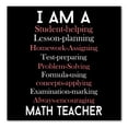 thumbnail image 1 of DistinctInk Custom Bumper Sticker - 10" x 10" Decorative Decal - Black Background - Teacher Student Helping Homework Encourage, 1 of 2