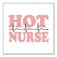 thumbnail image 1 of DistinctInk Custom Bumper Sticker - 10" x 10" Decorative Decal - White Background - Hot Nurse, 1 of 2