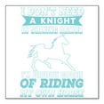 thumbnail image 1 of DistinctInk Custom Bumper Sticker - 4" x 4" Decorative Decal - White Background - Don't Need Night - Perfectly Capable Horse, 1 of 2
