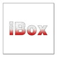 thumbnail image 1 of DistinctInk Custom Bumper Sticker - 8" x 8" Decorative Decal - White Background - iBox Boxing, 1 of 2