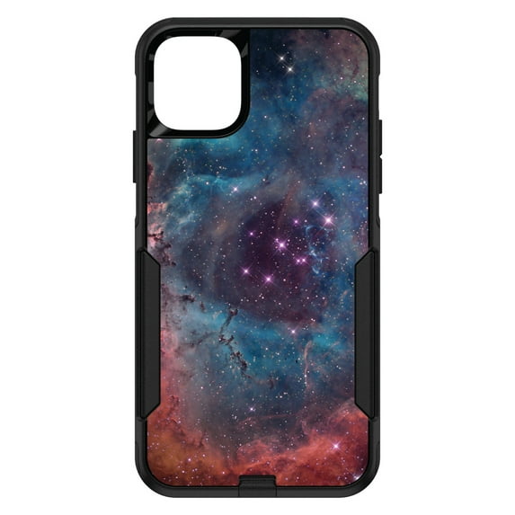 DistinctInk Custom SKIN / DECAL compatible with OtterBox Commuter for iPhone 11 (6.1" Screen) - Purple Blue Pink Rosette Nebula - Show Your Love of Astronomy
