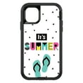 thumbnail image 1 of DistinctInk Custom SKIN / DECAL compatible with OtterBox Defender for iPhone 11 Pro MAX (6.5" Screen) - Summer Graphics - It's Summer Cartoon Flip Flops, 1 of 5