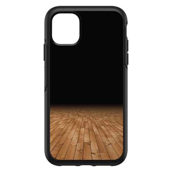 DistinctInk Custom SKIN / DECAL compatible with OtterBox Symmetry for iPhone 11 Pro (5.8" Screen) - Basketball Court Floor - Show Your Love of Basketball