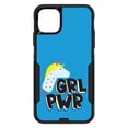 thumbnail image 1 of DistinctInk Custom SKIN / DECAL compatible with OtterBox Commuter for iPhone 11 (6.1" Screen) - Girl Power - GRL PWR - Unicorn Blue Background, 1 of 5