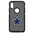 thumbnail image 1 of DistinctInk Custom SKIN / DECAL compatible with OtterBox Commuter for iPhone X / XS (5.8" Screen) - Dallas Star Grey Navy - Football Team, 1 of 5