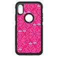 thumbnail image 1 of DistinctInk Custom SKIN / DECAL compatible with OtterBox Commuter for iPhone X / XS (5.8" Screen) - Neon Pink White Floral, 1 of 5