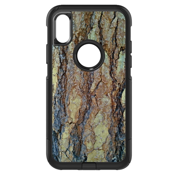 DistinctInk Custom SKIN / DECAL compatible with OtterBox Commuter for iPhone X / XS (5.8" Screen) - Yosemite Redwood Bark