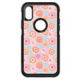 thumbnail image 1 of DistinctInk Custom SKIN / DECAL compatible with OtterBox Commuter for iPhone XR (6.1" Screen) - Preppy Pattern - Blue Pink Yellow Flowers Floral, 1 of 5