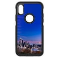 thumbnail image 1 of DistinctInk Custom SKIN / DECAL compatible with OtterBox Commuter for iPhone XS MAX (6.5" Screen) - Seattle Skyline Night - Show Your Love of Seattle, 1 of 5