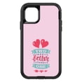 thumbnail image 1 of DistinctInk Custom SKIN / DECAL compatible with OtterBox Defender for iPhone 11 (6.1" Screen) - Hearts - Two Are Better Than One, 1 of 5