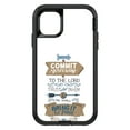 thumbnail image 1 of DistinctInk Custom SKIN / DECAL compatible with OtterBox Defender for iPhone 11 (6.1" Screen) - Psalm 37:5 - Commt Your Way to the Lord, 1 of 5
