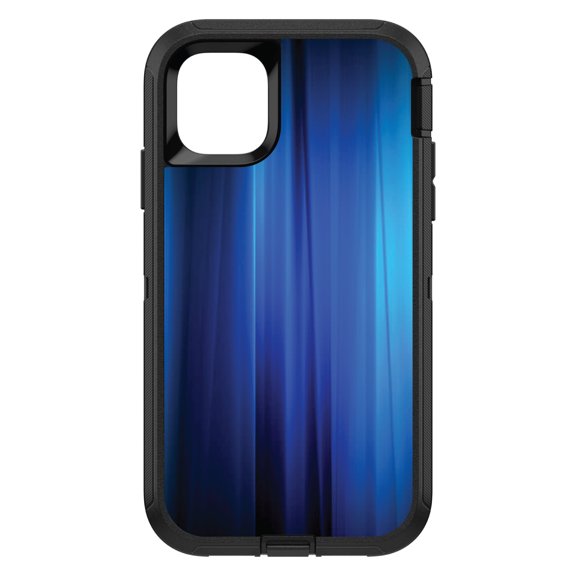 DistinctInk Custom SKIN / DECAL compatible with OtterBox Defender for iPhone 11 Pro MAX (6.5" Screen) - Bright Blue Curtain