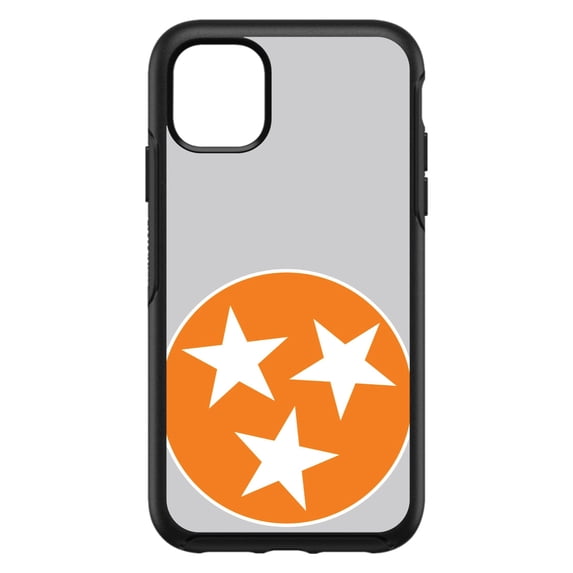 DistinctInk Custom SKIN / DECAL compatible with OtterBox Symmetry for iPhone 11 Pro MAX (6.5" Screen) - Grey Orange Tennessee Flag - US State Flag