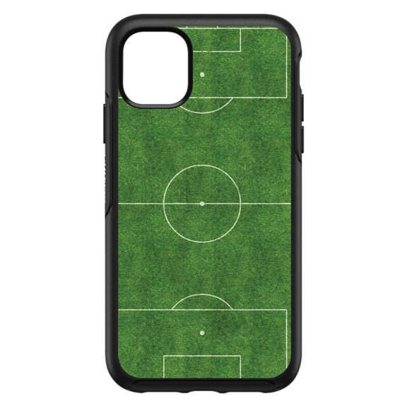 DistinctInk Custom SKIN / DECAL compatible with OtterBox Symmetry for iPhone 11 Pro MAX (6.5" Screen) - Soccer Field Layout