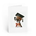 thumbnail image 1 of DistinctInk Greeting Card / Note Card - American Foxhound Graduation - PACK of 50, 1 of 7