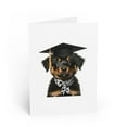 thumbnail image 1 of DistinctInk Greeting Card / Note Card - Beauceron Puppy Graduation - PACK of 100, 1 of 7