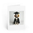 thumbnail image 1 of DistinctInk Greeting Card / Note Card - English Setter Puppy Graduation - PACK of 100, 1 of 7