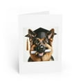 thumbnail image 1 of DistinctInk Greeting Card / Note Card - German Shepherd Dog Graduation - PACK of 1, 1 of 7