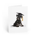 thumbnail image 1 of DistinctInk Greeting Card / Note Card - Giant Schnauzer Puppy Graduation - PACK of 1, 1 of 7