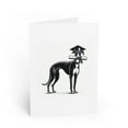 thumbnail image 1 of DistinctInk Greeting Card / Note Card - Greyhound Graduation - PACK of 100, 1 of 7