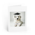 thumbnail image 1 of DistinctInk Greeting Card / Note Card - Kuvaszok Puppy Graduation - PACK of 25, 1 of 7