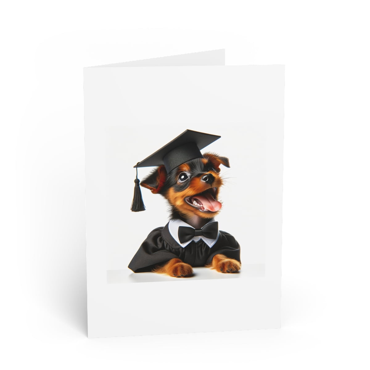 Note Pincher DistinctInk Greeting Card / Note Card - Miniature Pinscher Puppy ...