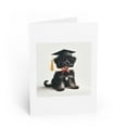 thumbnail image 1 of DistinctInk Greeting Card / Note Card - Pumik Puppy Graduation - PACK of 100, 1 of 7