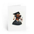 thumbnail image 1 of DistinctInk Greeting Card / Note Card - Rhodesian Ridgeback Graduation - PACK of 3, 1 of 7