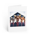 thumbnail image 1 of DistinctInk Greeting Card / Note Card - Spinoni Italiani Graduation - PACK of 3, 1 of 7