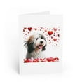 thumbnail image 1 of DistinctInk Greeting Card / Note Card - Valentine's Day Barbet - PACK of 3, 1 of 7