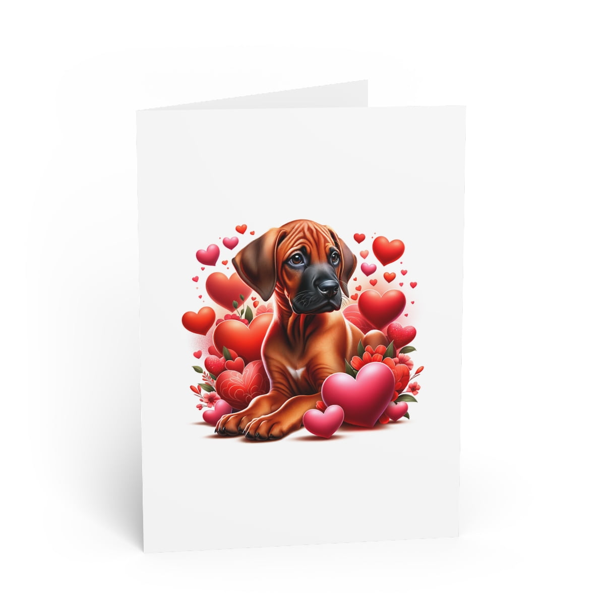 DistinctInk Greeting Card / Note Card - Valentine's Day Rhodesian ...