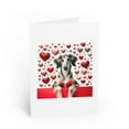 thumbnail image 1 of DistinctInk Greeting Card / Note Card - Valentine's Day Sloughi - PACK of 3, 1 of 7