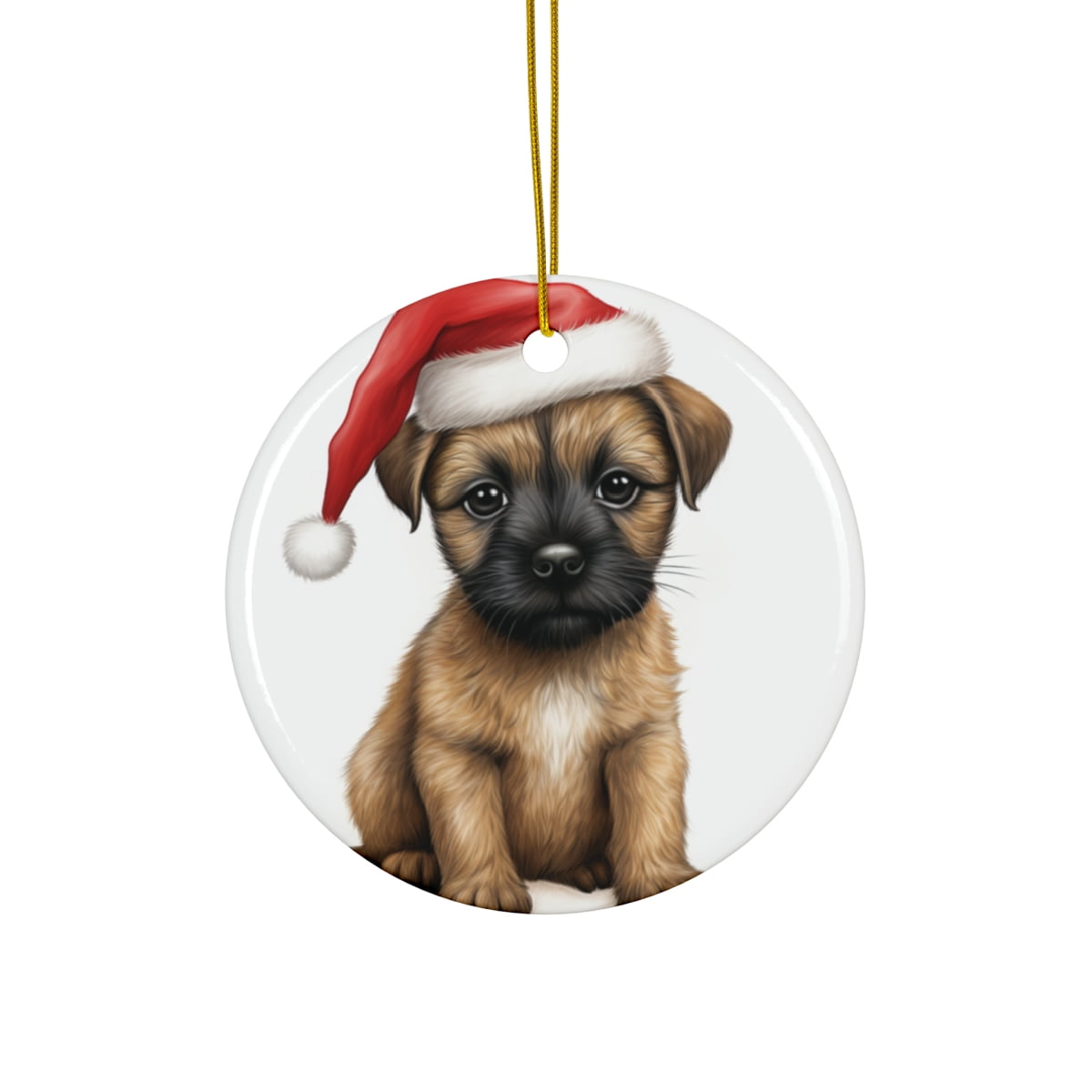 Set 4 Sottobicchieri Border Terrier – In MDF Con Base In Sughero, 9x9 Cm, Regalo Simpatico - 2