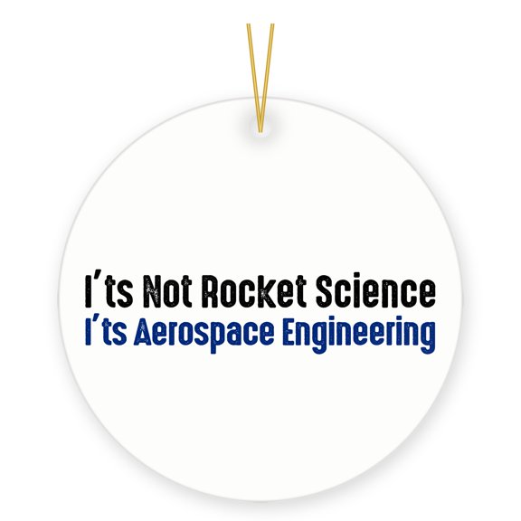 Aerospace Engineer Ornament Funny Rocket Science Graduation Gift