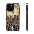 thumbnail image 1 of DistinctInk Hybrid (Acrylic / TPU) Clear Slim Fit Case for Apple iPhone 13 Pro (6.1" Screen) - Christ: The Unifying Force Beyond All Distinctions - Colossians 3:11, 1 of 8