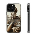 thumbnail image 1 of DistinctInk Hybrid (Acrylic / TPU) Clear Slim Fit Case for Apple iPhone 15 Pro MAX (6.7" Screen) - "To Show Partiality in Judgment is Not Good" - Proverbs 24:23, 1 of 8