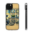 thumbnail image 1 of DistinctInk Hybrid (Acrylic / TPU) Clear Slim Fit Case for Apple iPhone 12 (6.1" Screen) - Exodus 15:26 - God's Promise of Healing and Protection, 1 of 8