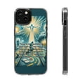 thumbnail image 1 of DistinctInk Hybrid (Acrylic / TPU) Clear Slim Fit Case for Apple iPhone 12 (6.1" Screen) - "Proverbs 3:5: Trust in the Lord, Rely on Him", 1 of 8