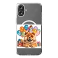 thumbnail image 1 of DistinctInk Hybrid Case for iPhone 16 PLUS - Slim, Durable, Compatible with MagSafe Charging - Birthday Chow Chow puppy, 1 of 3