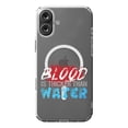 thumbnail image 1 of DistinctInk Hybrid Case for iPhone 16 PLUS - Slim, Durable, Compatible with MagSafe Charging - Blood Thicker Than Water, 1 of 3