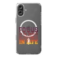 thumbnail image 1 of DistinctInk MagSafe Clear Case for Apple iPhone 16 Plus (6.7" Screen) - Focus On Timeless Blessings In Life - Lightweight Grip, 1 of 3