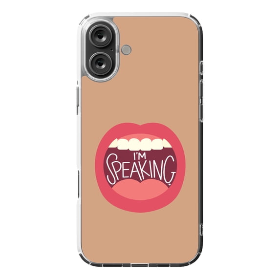 DistinctInk MagSafe Clear Case for Apple iPhone 16 Plus (6.7" Screen) - Woman Power - Slim Profile Design